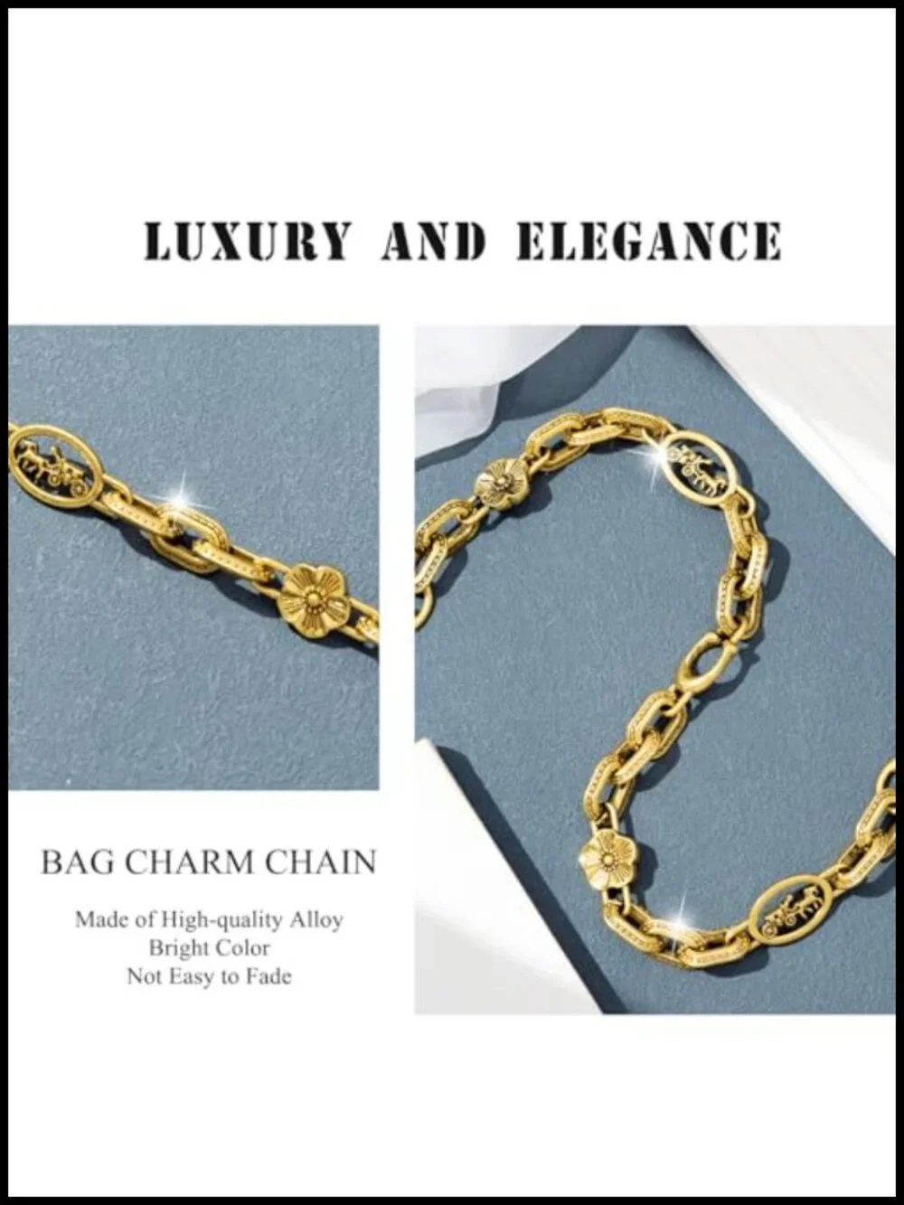 Cherry Purse Charm Keychain Bag Extender Wallet Chain for Handbags